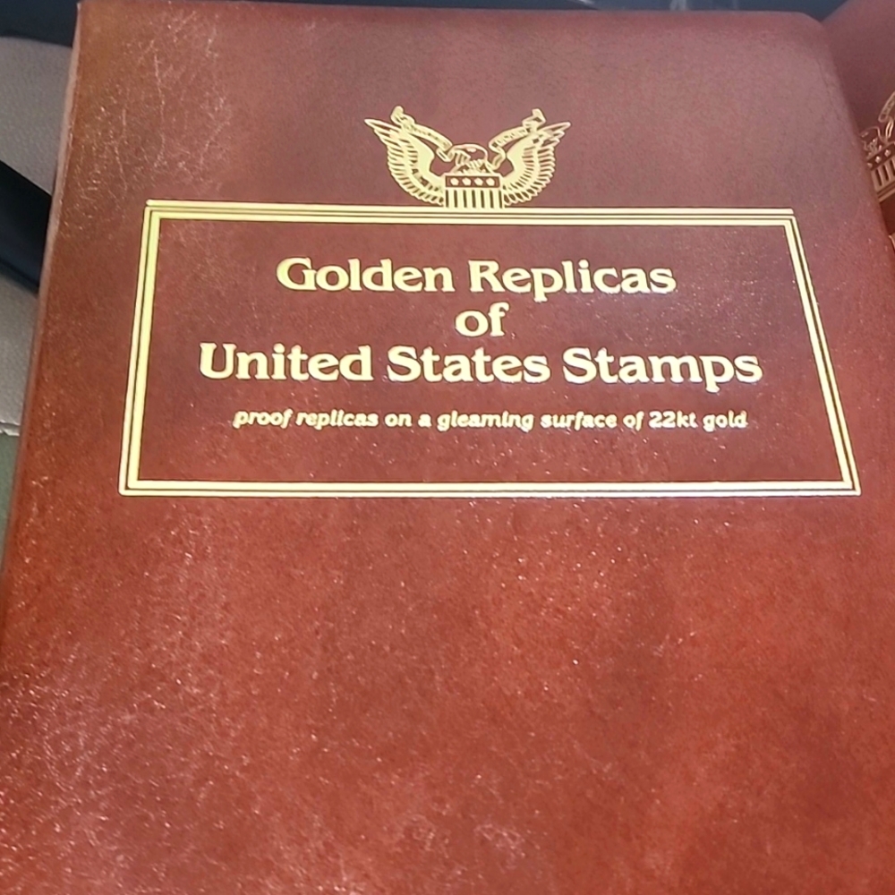 Golden Replicas of US stamps
